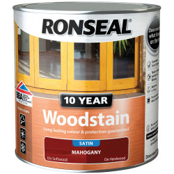 Ronseal 38685 10 Year Woodstain Mahogany 2.5 litre