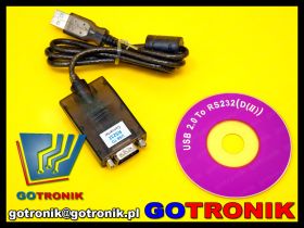 Konwerter USB 2.0 - RS232 chipset FR232RL