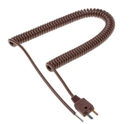 Przewód termoparowy T, -25 → +125 C., dł. 2m, izolacja: Poliuretan, RS PRO