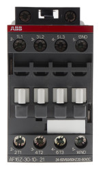 Stycznik 60 V dc ABB styki: 3 7.5 kW 10.5 A 3NO Montaż na szynie DIN Śruba 1SBL176001R2110 AF16Z-30-10-21