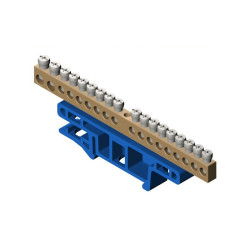 Listwa zaciskowa 18-torowa niebieska LZ-18/N na szynę TH35 0922-00 EPN