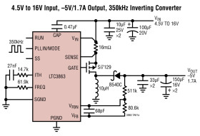 60V Low IInverting DC/DC Controller