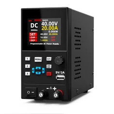 Zasilacz DC programowalny serii I8 305/3010/4020 0-40V 0-20A 300W port USB ochrona przed nadmiernym napięciem regulowane napięci