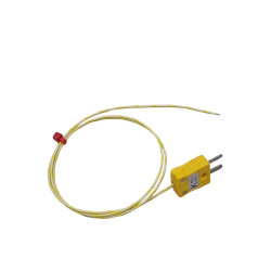 Termopara Typ K średnica 1/0.3mm długość 0.3m Wtyk miniaturowy RS PRO