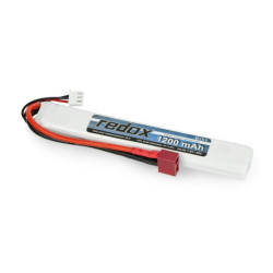 Pakiet Li-Pol Redox ASG 1200mAh 20C 2S 7,4V
