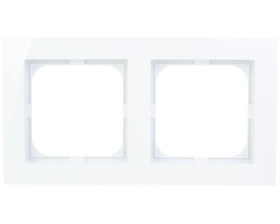 AS Ramka podwójna biała R-2G/00