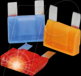 340.631 Car fuse, Maxi, 32 V, 20 A, LED, yellow