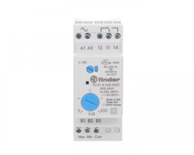 Przekaźnik kontroli poziomu cieczy, funkcja opróżniania/napełnienia zbiornika, czułość nastawna 240V AC 72.01.8.240.0002