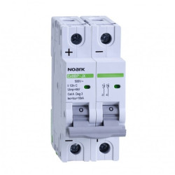 Wyłącznik nadprądowy S bezpiecznik 1-fazowy C16 (C 16A) 1-biegunowy 2P (500V DC) 2-modułowy NOARK