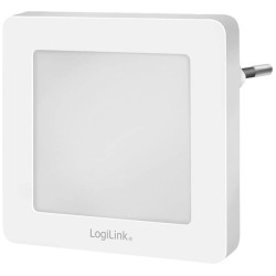 LogiLink LED013 Night Light Twilight Sensor Warm White Square