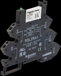 RSL1PRBU Interface relay, 1 changeover contact, 24 V, 6 A with spring-typ