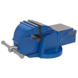Sealey CV100XT Vice 100mm Fixed Base Professional Heavy-Duty
