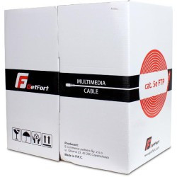 KABEL SKRĘTKA GETFORT CAT.5E F/UTP PVC 1m