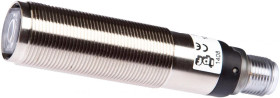 PE180424, czujnik laserowy, odbiornik czujnika przelotowego, M18x1 82long, Sn: 60m, 10-30V DC, PNP Anticoincidence