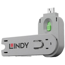 LINDY 40621 USB-A Socket Key Green For Pc &amp; Laptop Security