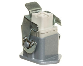 Zestaw kompletny 3+PE stykowy żeński /obudowa pulpitowa + wkład/ EPIC KIT H-A 3 BS MAG 75009606