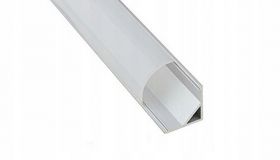 PROFIL DO TAŚMY LED narożny kątowy alu 2m