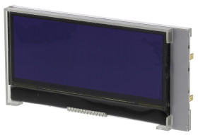 Wyświetlacz monochromatyczny LCD, , Alfanumeryczny, podświetlanie LED, Midas