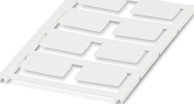 PA device marker, (L x W) 14.8 x 27 mm, white, sheet with 8 pcs, 0827894