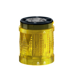 LED flashlight, yellow, 24 V AC/DC, IP65, XVUC68