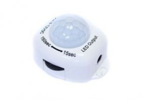 CZUJNIK RUCHU 12V 3A 36W NOCNY BIALY PIR