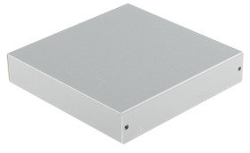 Obudowa Aluminium szerokość zew. 150 mm długość zew. 150 mm wys. zew. 30 mm Takachi Electric Industrial Srebrny