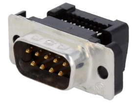D-Sub 9-pin wtyk męskie na taśmę IDC rozmiar 1 (DE) 1658613-4
