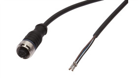 Kabel Konfekcjonowany Jednostrony Złącze M12 Żeńskie 3-Pin Proste Wolny...