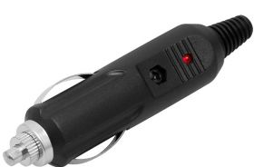 Wtyk zapalniczki samochodowej 5A z diodą