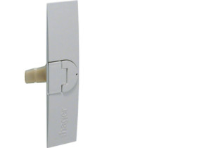 Płytka drzwiowa z uchwytem i ryglem do szaf IP30/43 FZ598 HAGER