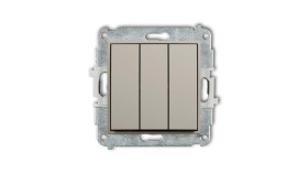 Mini Mechanizm Łącznika Potrójnego Taupe 60Mwp-7