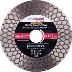 Tarcza diamentowa 125mm do cięcia szlifowania kąt 45st. PRO Schmith