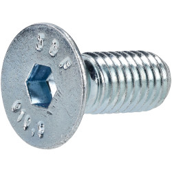 R-TECH 337401 M8 X 20 Hex Socket Countersunk Screws Steel BZP - Pack Of 50