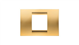Gewiss Ramka Podwójna Tworzywo Poziomy Playbus Złoto Gw32062 /Opak. 48/