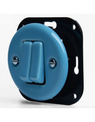 CERAMICZNY WŁĄCZNIK STERUJĄCY ROLETAMI PODTYNKOWY KLAWISZOWY PASTELOWY LAZUROWY BEZ...