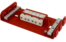 Puszka instalacyjna przeciwpożarowa rozgałęźna 2×2,5mm2 154x30x80mm 450V bez bezpieczników AWOP-225PR