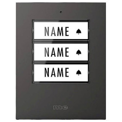 m-e 41307 BELL-500 Wireless Doorbell Button with Backlit Nameplate