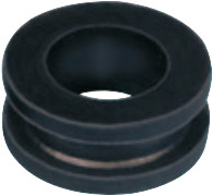 Grommet, cable Ø 5.1 mm, PCR, black, 02520215010