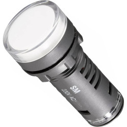 LED lamp, 24 V (DC), 24 V (AC), dull, yellow, 58602412