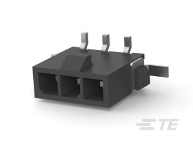 Listwa stykowa PCB 3-pinowe MATE-N-LOK raster: 3 mm Pionowy 1-rzędowe TE Connectivity Płyta250 V W osłonie