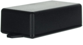 ABS enclosure, (L x W x H) 71.5 x 38.3 x 22.9 mm, black (RAL 9004), IP54, SR02-E.9