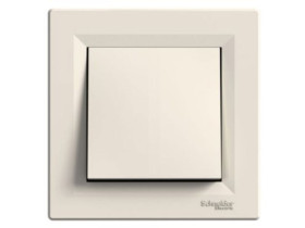 ASFORA Przycisk pojedynczy z ramką kremowy EPH0700123 SCHNEIDER ELECTRIC