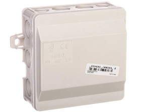 Puszka odgałęźna natynkowa 14-torowa 90x90x40mm Klik IP54 szara 6410-20