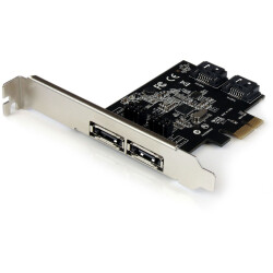 StarTech.com PEXESAT322I StarTech.com 2 Port PCI Express SATA 6 Gbps eSATA
