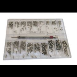 Zestaw 360szt śrubek stożkowych M1.2, M1.4, M2