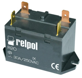 Przekaźnik przemysłowy 1Z 30A 115V AC Faston 6,3x0,8mm R20-3021-96-5115 2611756