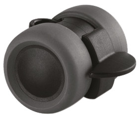 Koło samonastawne średnica kabla 40mm Otwór nieprzelotowy Tente 40kg wysokość całkowita 33.5mm