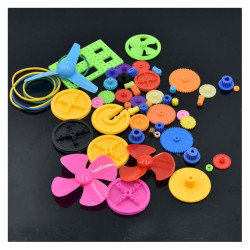 Zestaw akcesorów do silników 55 akces.: zębatki,trybiki,śmigła