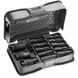 Zestaw końcówek do wkrętaka Sześciokątne, Phillips, Torx l. elementów: 16 Gniazda i końcówki Facom