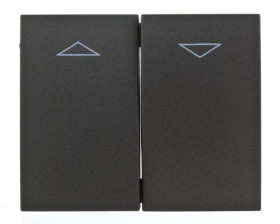 SISTENA LIFE Klawisz żaluzjowy podwójny choco 771214